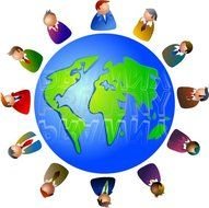 Business Men Around The World Illustration &ndash; Prawny