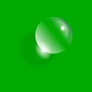 water drop on the green surface