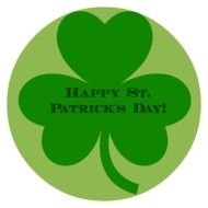 happy St Patrick drawing