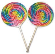 Lollipop Candy Swirl Round Retro