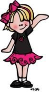 painted girl ballerina