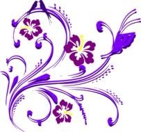 Butterfly Scroll At Clkercom Vector Online N3