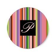 Bold Colorful Stripes Letter P Customize æä¾ K å¾çä¸è½½