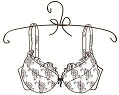 Clipart of the bra
