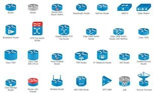 Different Network Cables clipart