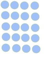 blue circles as background