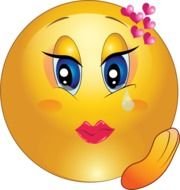 Cute female smiley clipart