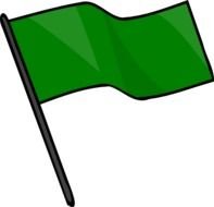 Green Flag At Clkercom Vector Online Royalty N2