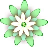 Source Url Http wwwtattoodonkeycom green Flower Clip Art Vector