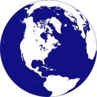 Northern Hemisphere Globe At Clkercom Vector