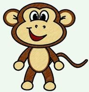Cute Monkey Face