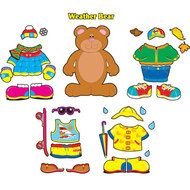 Enjoying The Seasons &amp;187 Weather Bear Bulletin Board Set N568 Xl