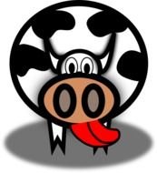 Cow Tongue At Clkercom Vector Online Royalty