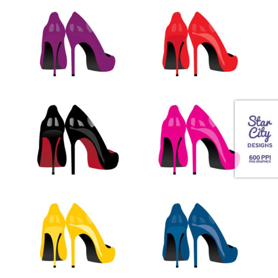High Heels Vector Art Graphics For Personal