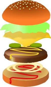 Hamburger Month Free Clip clipart