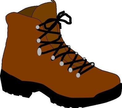 Hiking Boot At Clkercom Vector Online Royalty clipart