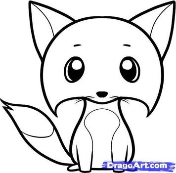 How To Draw A Fox For Kids Step By Animals