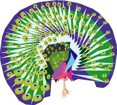 Cartoon Peacock At Clkercom Vector Online N2