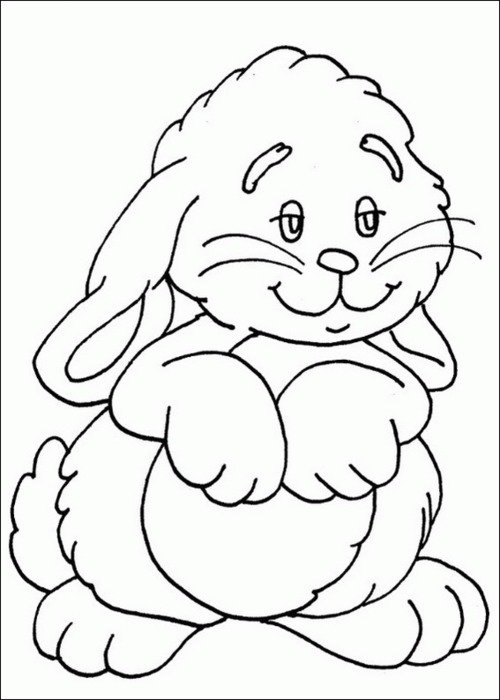 Bunny Coloring Page