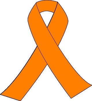 Orange Ribbon At Clkercom Vector Online Royalty