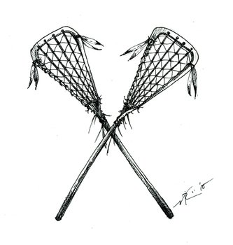 Go Back &gt Gallery For Lacrosse Sticks Drawing