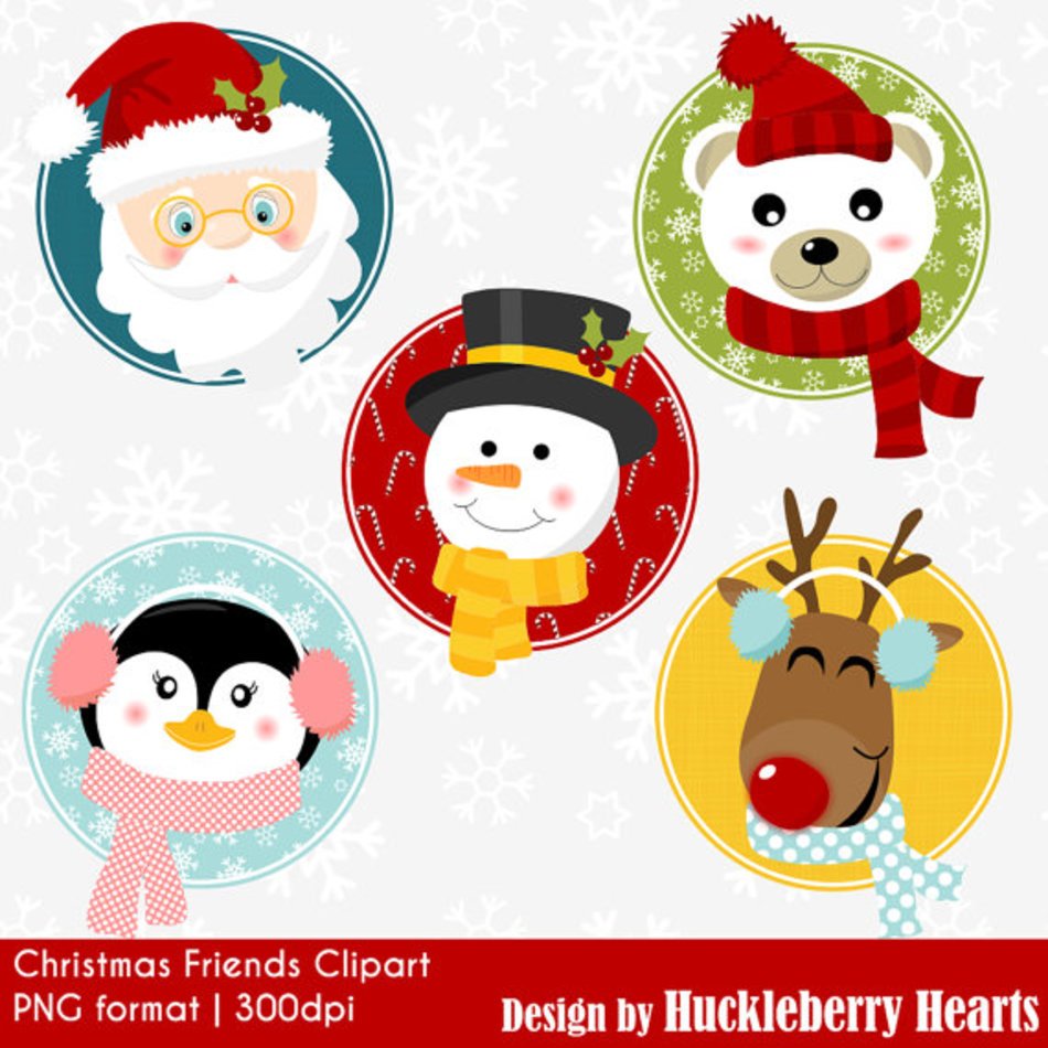 Christmas Santa Faces