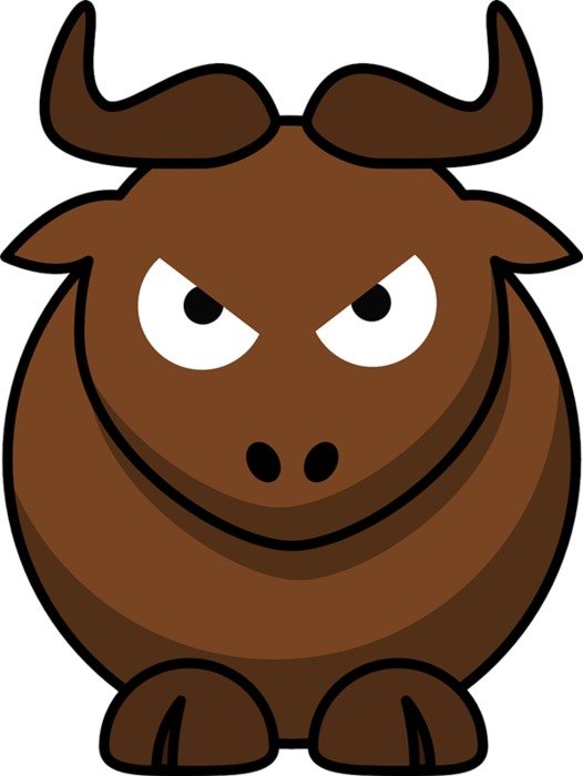 Free To Use & Public Domain Bull N2