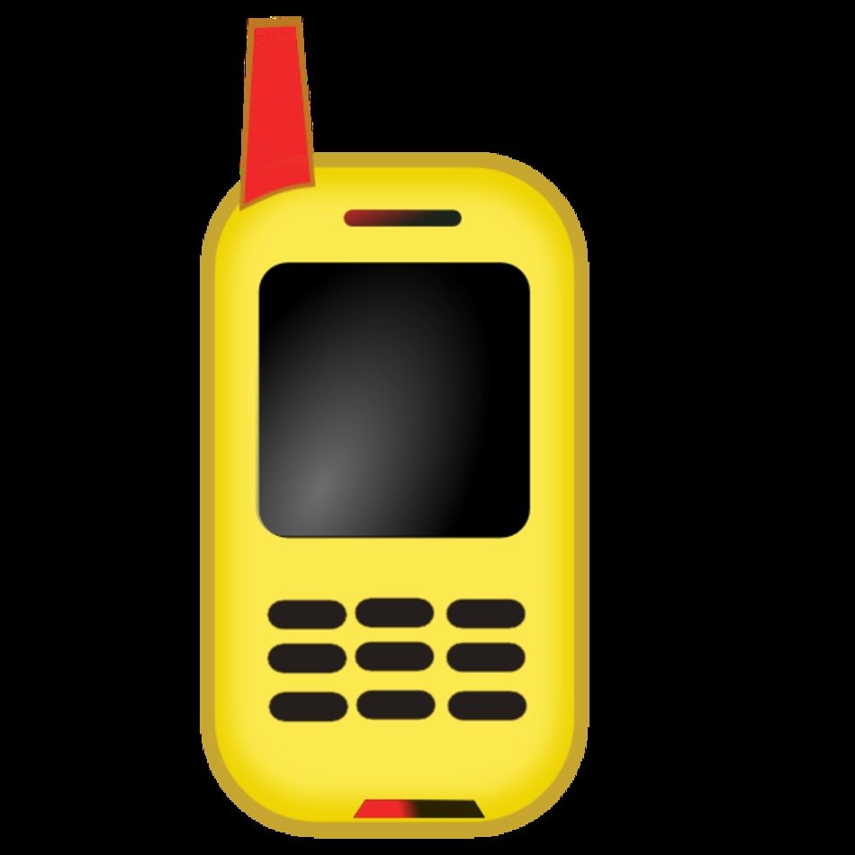 Toy Mobile Phone At Clkercom Vector Online