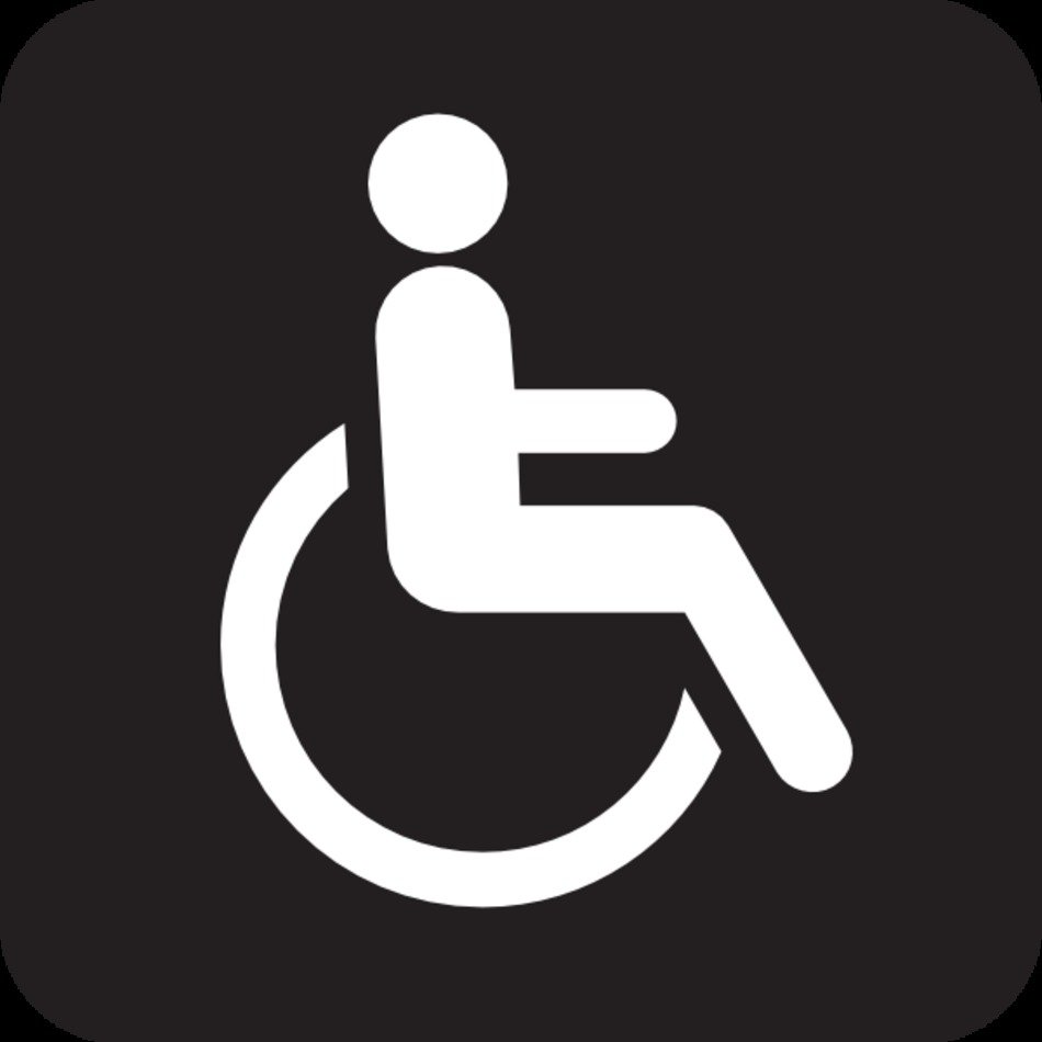 Wheelchair Accessible Black At Clkercom Vector