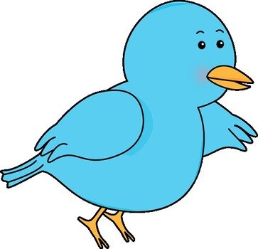 Flying Bird Image Blue