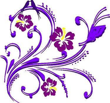 Butterfly Scroll At Clkercom Vector Online N3