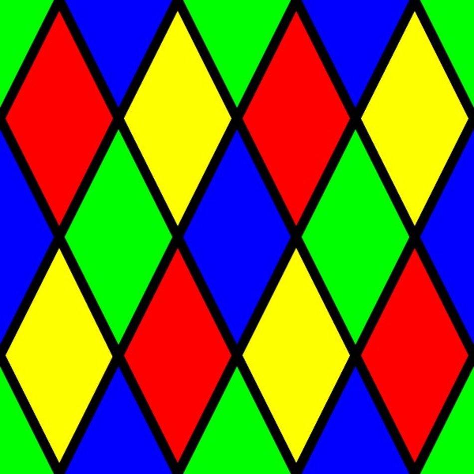 This Picture Features A Pattern Of Interlaced Diamonds Put Together To