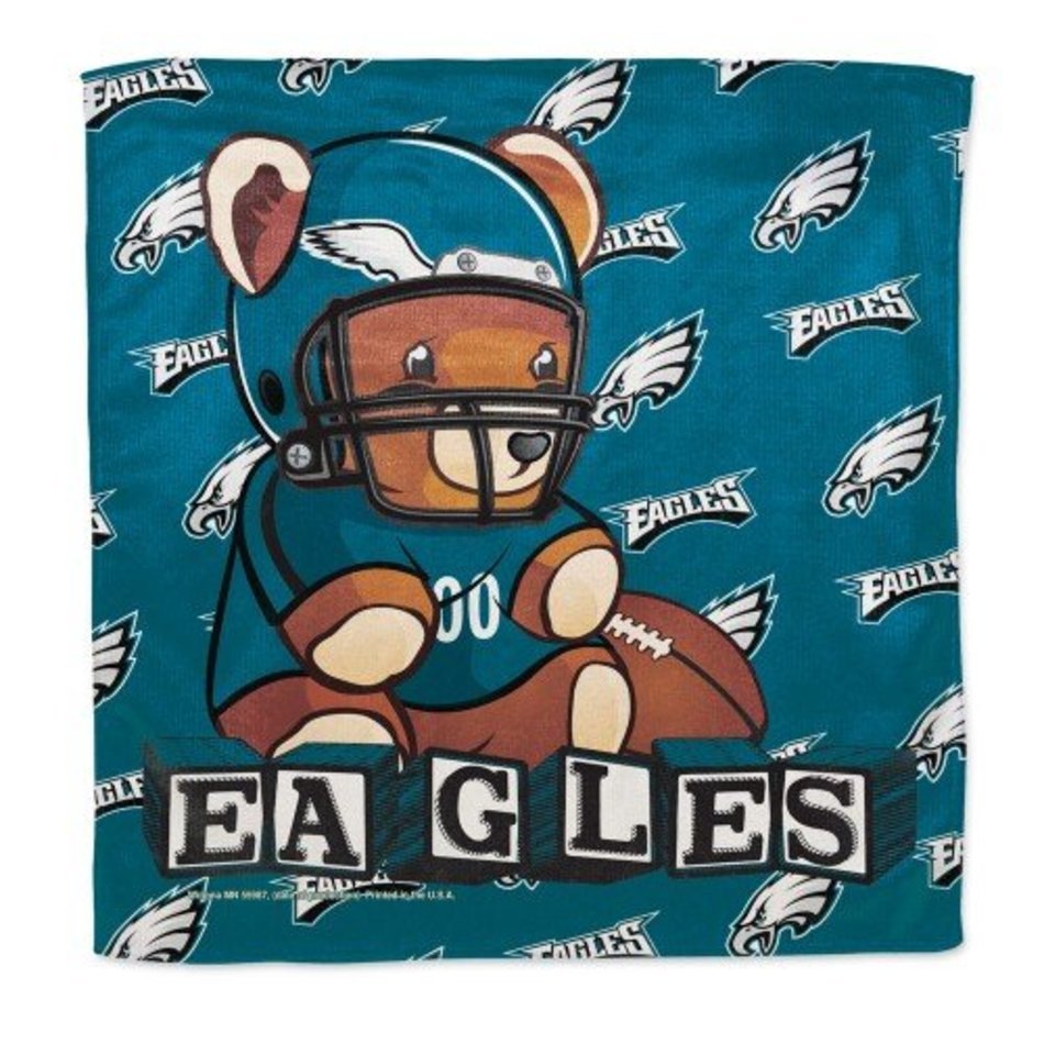 Philadelphia Eagles Littlest Fan Nfl Burp Cloth 16 X