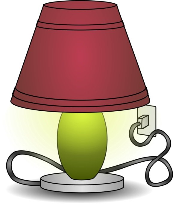 red Lamp drawing