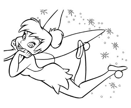 Tinkerbell Coloring Pages 2 To Print