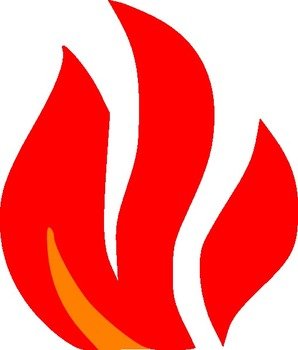 Fire Red And Orange At Clkercom Vector Online
