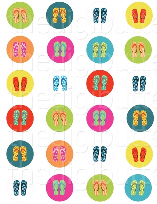 Flip Flop Fridays 1 Circles