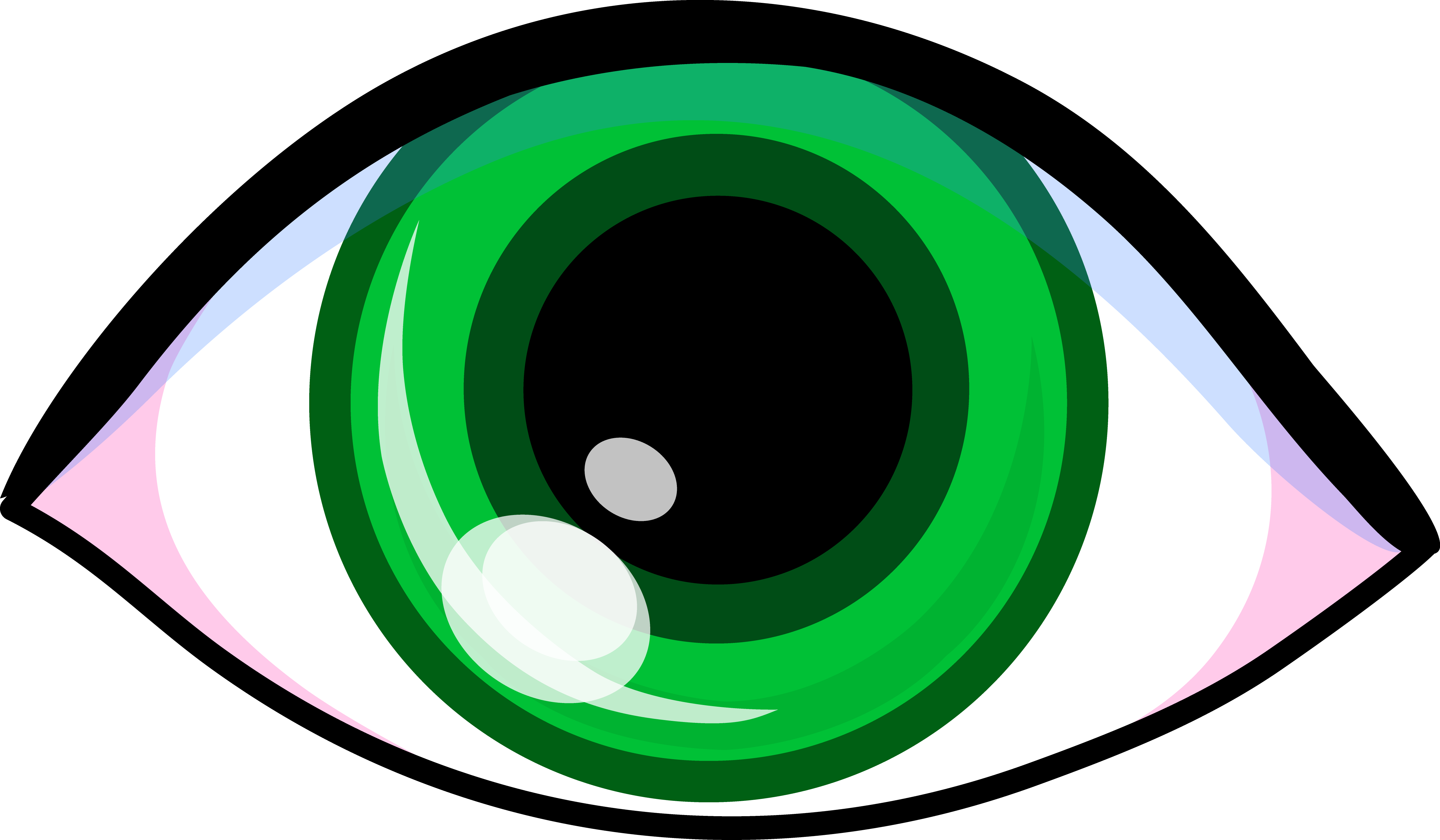 Drawing green eye free image download