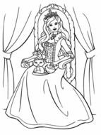 clipart of the Barbie Princess