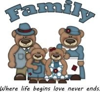 Family Bear drawing