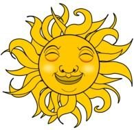 Clipart Sun Outline Panda Free Images