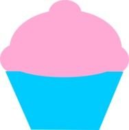 Cupcake Pink At Clkercom Vector Online Royalty N2