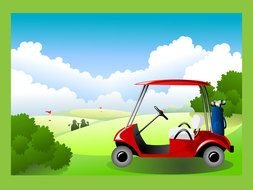 Clipart of Golf vector