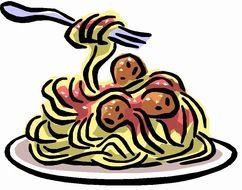 spaghetti with sauce on a plate