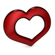 painting of the red heart