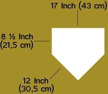 Home Plate Vector drawing