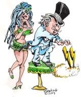 Magicians Assistant Magician Magic Act Its Rabbit