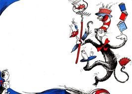 Dr Seuss border drawing