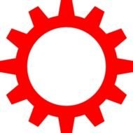 Cogwheel Symbol At Clkercom Vector Online