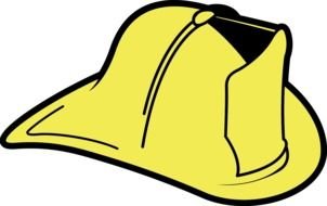 clipart of the fireman's hat